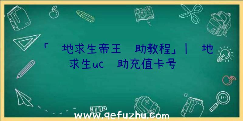 「绝地求生帝王辅助教程」|绝地求生uc辅助充值卡号